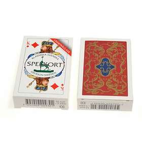 Spelkort svenska figurer linnepräglade (kortlek)