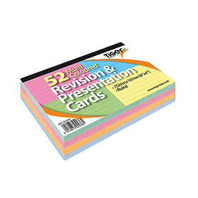 Tiger Stationery Revision and Presentation Cards 54 Multicolour (Pack of 10) 302