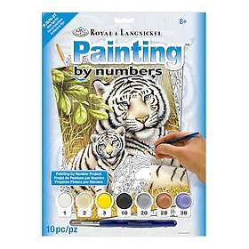 Royal & Langnickel PJS76 Design Paint by Numbers Kit Paire de Tigres