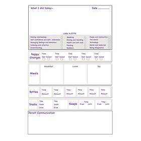 Childcare 1 X DAILY DIARIES, CHILDMINDER, EYFS, DAILY RECORD KEEPING LOG BOOK 2R