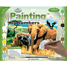 Royal & Langnickel Painting by Numbers African Animals