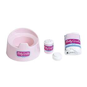 Theo Klein 1689 Baby Coralie Chamber Pot Set Incl Chamber Pot, Nappy and Powder Box Toys for Children Aged 3 and over