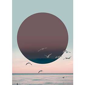 Malerifabrikken Poster Sundown 2 Lilla 50X70 unisex