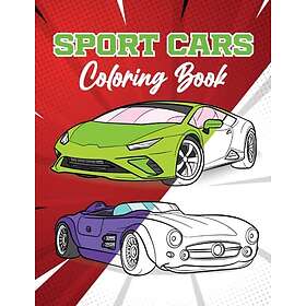 For Sport Cars Coloring Book: Relaxation Supercar Coloring Pages Adults & Kids, 