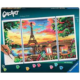 Ravensburger 20134 Paris Romance Painting Set CreArt Paint by Numbers Age 12+