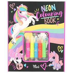 Depesche Ylvi Neon Colouring Book Set unisex