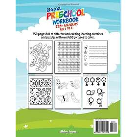BIG XXL Preschool Workbook AGE 3 TO 5: 222+ Activities Letter Tracing Number