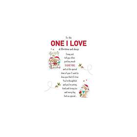 Love Piccadilly Greetings Cute Christmas Card One I 9 x 6 "