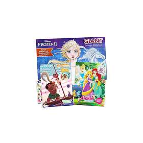 Disney Princess Colouring and Activity Book Super Set -- 3 Deluxe Books with Ove