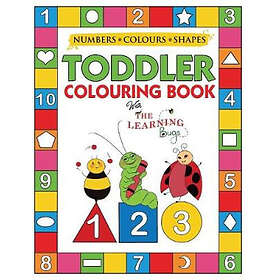 Colours Learning Bugs Kids Books The My Numbers, and Shapes Toddler Colouring Book with Bugs: Fun Children's Activity for Toddlers Ages 2, 3