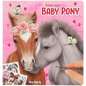 Miss Melody Autres jeux créatifs livre de coloriage Baby Pony girls 21 cm papier