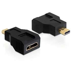 DeLock HDMI Mini - HDMI Micro High Speed with Ethernet F-M Adapter