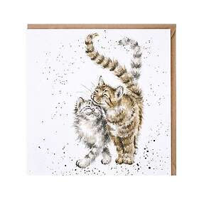 Dale Wren Feline Good Cats Greeting Card Beautiful Cat Artwork by Hannah