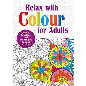 Relax Adult Colouring Book with Colour