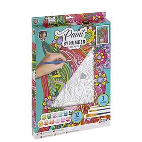 Grafix Paint By Number Unicorn Canvas-30x40cm