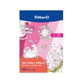 Pelikan målarbok med klistermärken MBmS, 48 sidor FSC