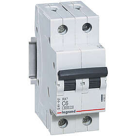 Automatsikring RX3 C 20A 2P, 2M, 6kA