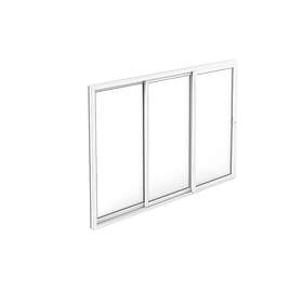 Halle Skjutbart Dörrparti 3-Delat Thermo Vit Skjutdörrsparti 3-del 2900x2100 Rättvänd WZSLVSD32921