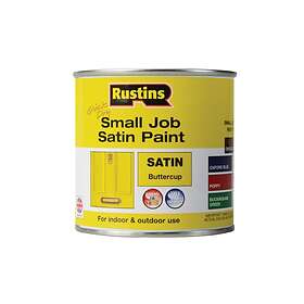 Quick Rustins Dry Small Job Satin Paint, Buttercup 250ml RUSSJPSBUTQD