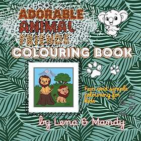 Animals Coloring Book: 55+ Fun & Adorable Animal Coloring Pages for Kids