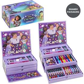 Encanto Kids 43pc Colouring Art Stationery Set with Watercolour Felt Tip Pens