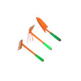 Jardin Kippen 6024A Lot de 3 Outils de