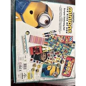 Minions Despicable Me Rise Of Gru Bumper Stationery Set Pencil Case Book Sticker