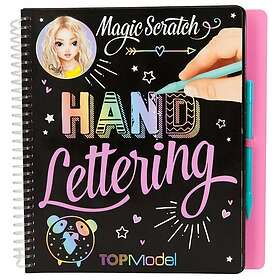 Top Model Magic Scratch Hand Lettering Fun Book Depesche 11113