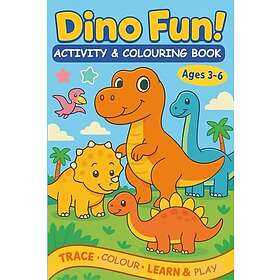 Dino Fun: A Coloring And Activity Book For Kids
