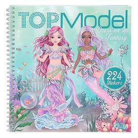 Top Model Album coloriage modèle Dress me up Fantasy