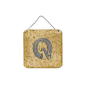 Wall JensenDistributionServices Letter Q Musical Instrument Alphabet and Door Ha