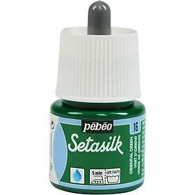 Pebeo Flacon 45ml Peinture Setasilk pour soie VERT ORIENT