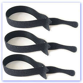 HOOK and Loop Straps 3 pieces 200mm x 7mm
