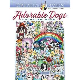 Creative Haven Adorable Dogs Coloring Book
