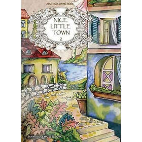 Little Tatiana Bogema: Adult Coloring Book: Nice Town