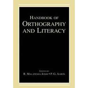 Handbook Of Orthography And Literacy Engelska Paperback / Softback ...