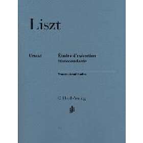 Liszt, Franz Études d'exécution transcendante Tyska paperback