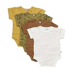 Pippi Baby Bodies k/ä 4-pack Tinsel 68 Baby Body K/Ä