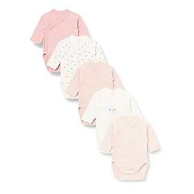 Petit Bateau Body l/ä 5-pack Rosa/Vit