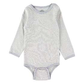 Mads Nørgaard Body l/ä Off White Gråmelerad 1½ år (86) Body L/Ä