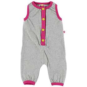 Katvig Sparkdräkt Gråmelerad m. Rosa 1 år (80) Sparkdräkt (Jr)