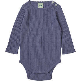 FUB Body k/ä Stickad Pointelle Ametist 1½ år (86) Body K/Ä (Jr)