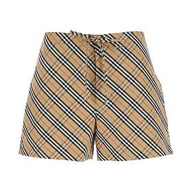 Burberry Check Silk Shorts (Dame)
