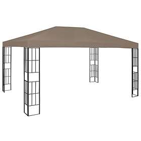 Be Basic Paviljong 4x3 m gråbrun Taupe