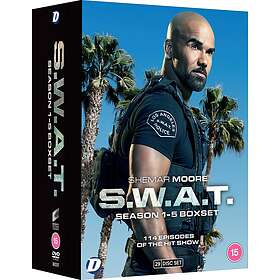 S.W.A.T. Sesong 1-5 (UK-import) DVD