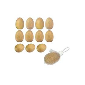 Coloring Book "Genérico" (12) Wooden Eggs Decoupage Craft Paint Decorate Easter 