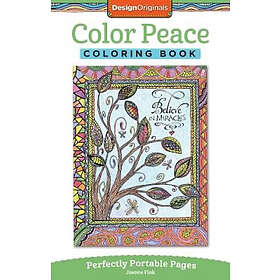Coloring Book Color Peace Coloring Book: Perfectly Portable Pages (On The Go Coloring Book)