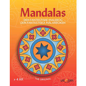Coloring Book Mandalas Målarbok Den Fantastiske Malebog 4 år