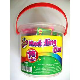 Coloring Book 70 Piece Modeling Clay Set Children's Activity Party Fun