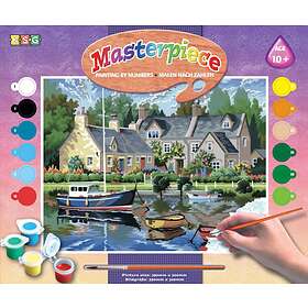 Coloring Book KSG Tranquil Waters Senior Painting By Numbers